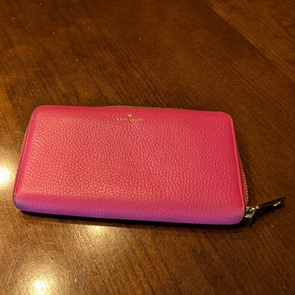 Kate Spade Pink Leather Wallet